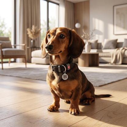 WAUDOG™ Premium Leather Smart Collar — Curated by Kinning